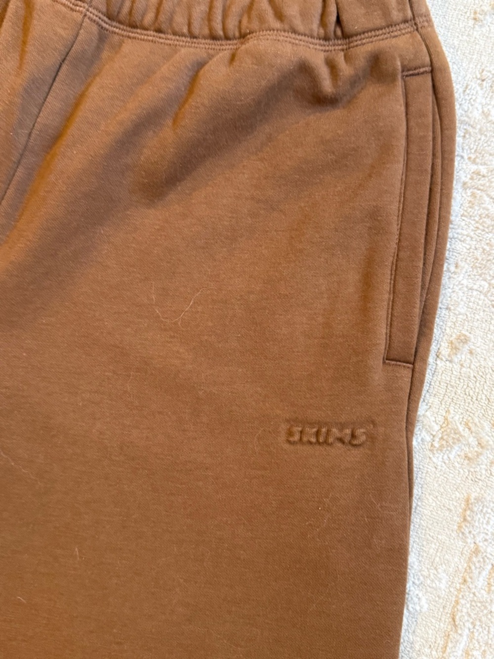 Skims Cotton Fleece Classic Straight Leg Pant - Picture 4 of 6